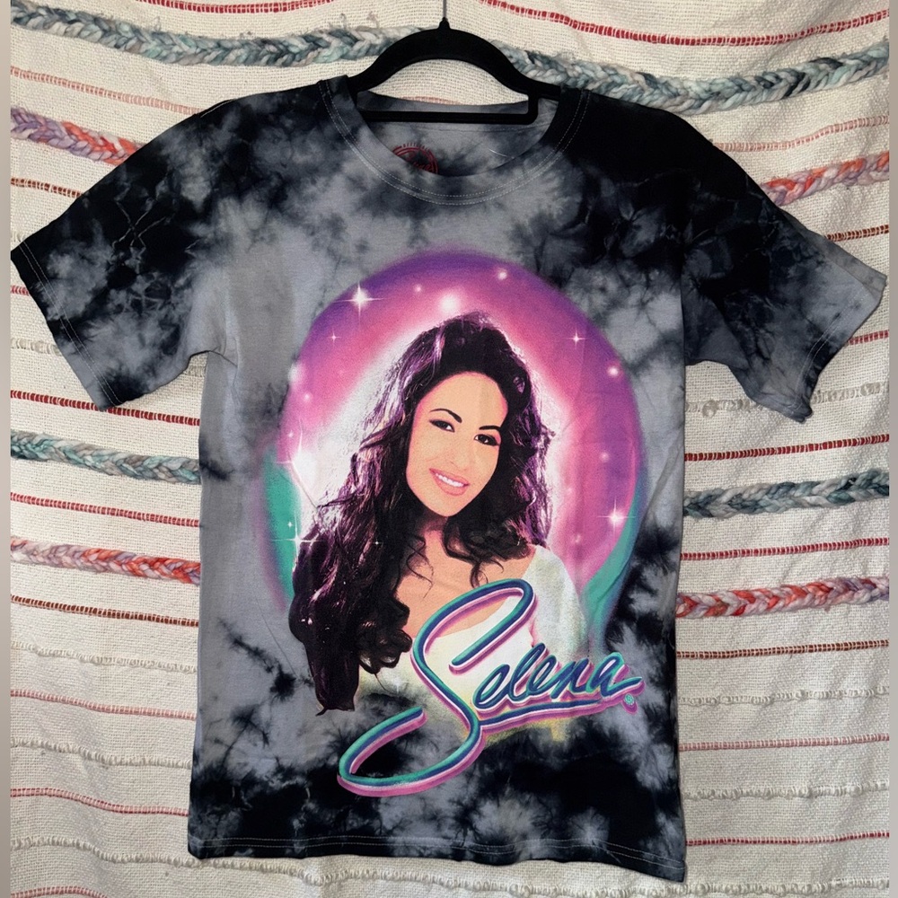 Selena Graphic Tie-Dye Short Sleeve Tee - NWOT